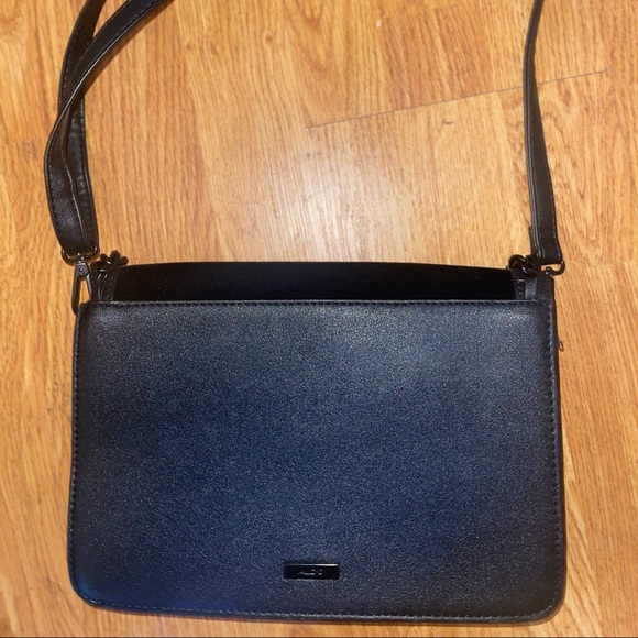 ALDO Handbag Used Once Black W/ Sparkled Diamonds In The Front. - Picture 2 of 2